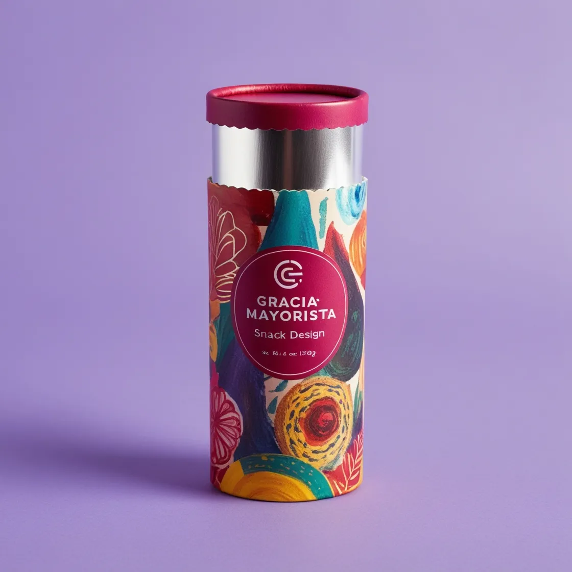 Graciamayorista Nostalgic Kraft Paper Tube for Snack Packaging-2