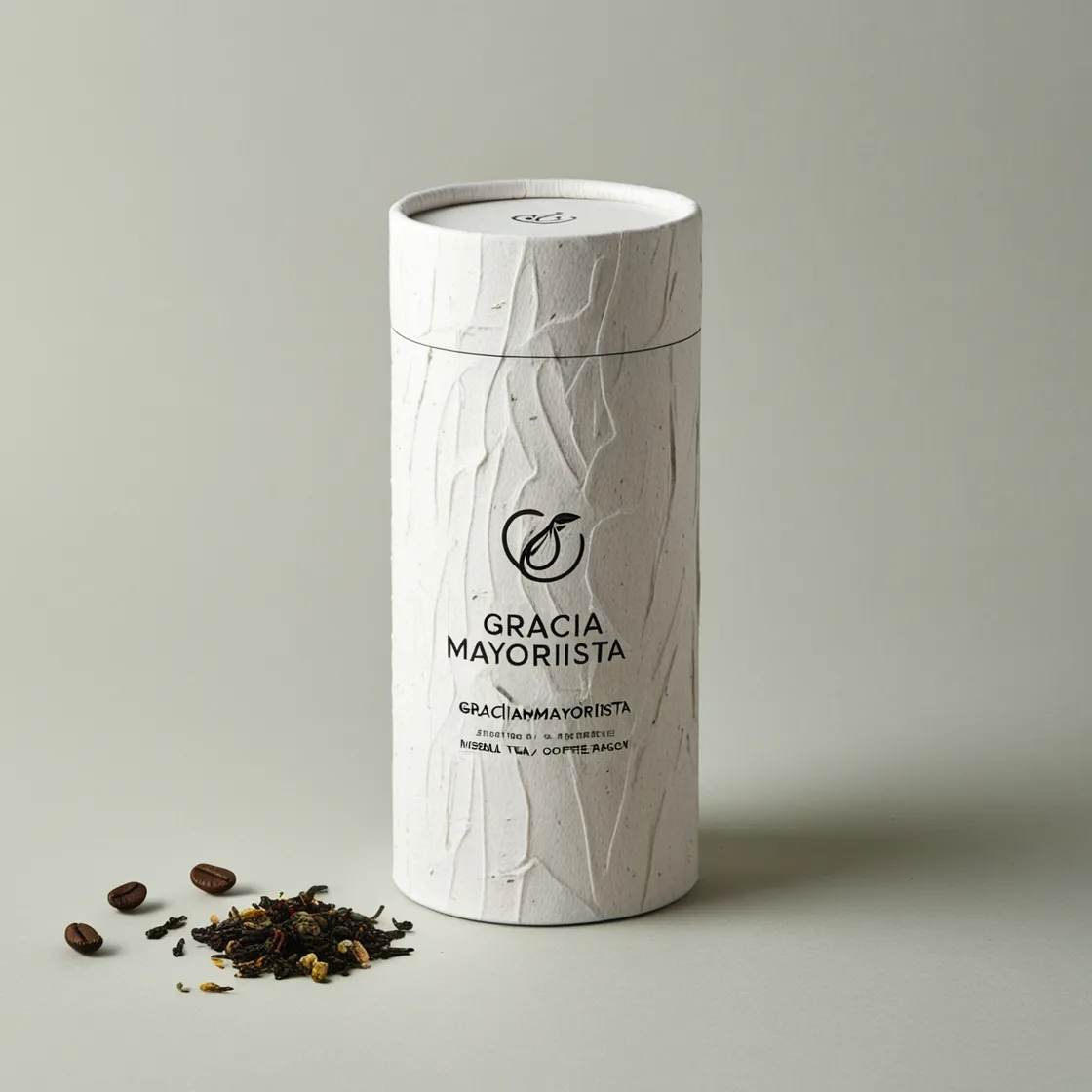 Eco-Friendly Cylinder Box for Herbal Tea and Coffee by Graciamayorista