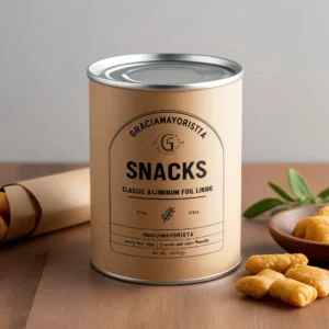 Tubo de Papel Kraft Clásico Graciamayorista - Embalaje Rústico y Ecológico para Snacks-3 Tubo de Papel Kraft Clásico Graciamayorista - Embalaje Rústico y Ecológico para Snacks-3